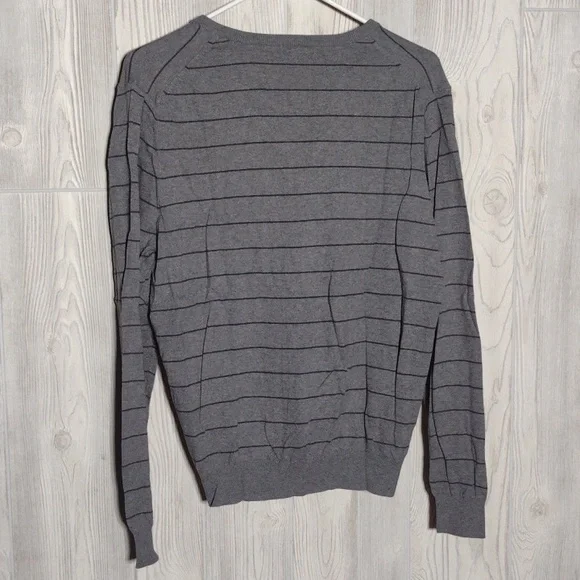 Grey & Black Striped Sweater - Picture 5 of 9
